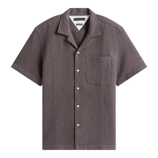 🔥 40% OFF | Tommy Hilfiger Camisa Transpirable Cafe