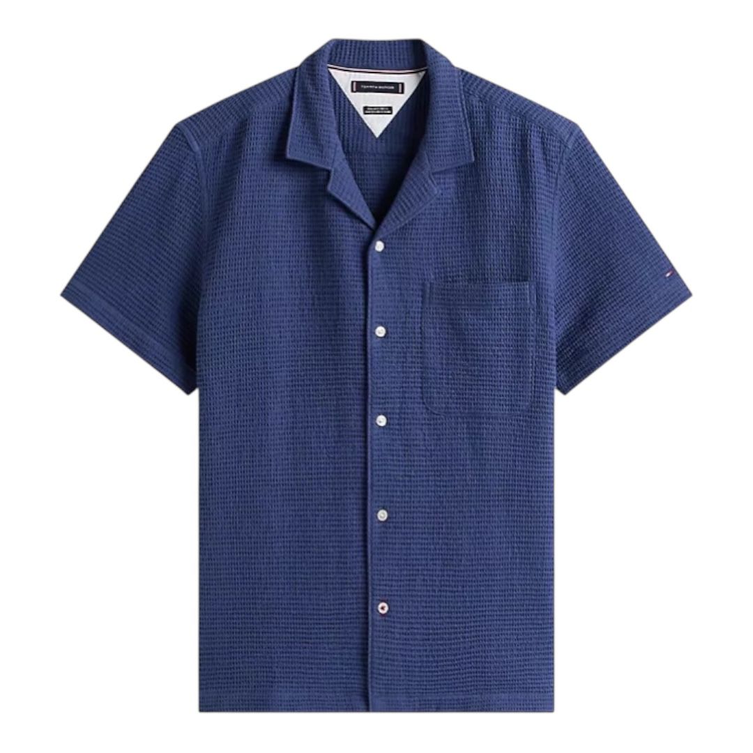 🔥 40% OFF | Tommy Hilfiger Camisa Transpirable Azul